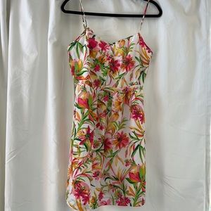 J. Crew Printed Seaside Cami Dress. Tropical Floral. Size 8